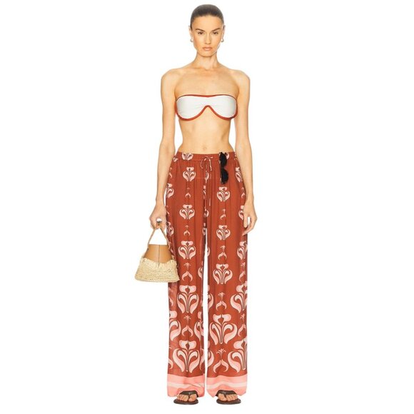 ADRIANA DEGREAS Vintage Lily Wide Leg Pant in in Unique Medium New Womens - Picture 1 of 16